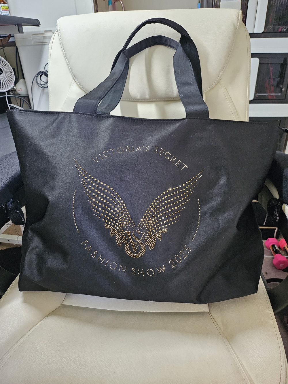 Victoria's Secret Black "Fashion Show 2025" Tote